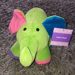Elephant Easter 7” Plush, New With Tags